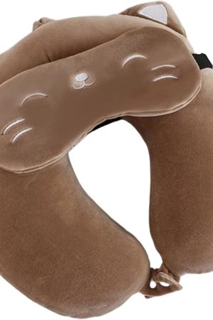 Memory Foam Neck Pillow - Cervical Support for Office & Car Napping, U-Shaped