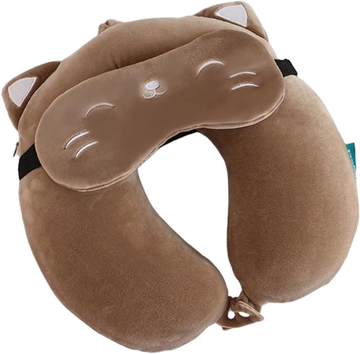 Memory Foam Neck Pillow - Cervical Support for Office & Car Napping, U-Shaped