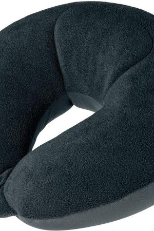 Classic Bean Neck Pillow - Filled with Micro Polybeans, for Uninterrupted Sleep on Airplane, Bus, Car, Train, Assorted Colours